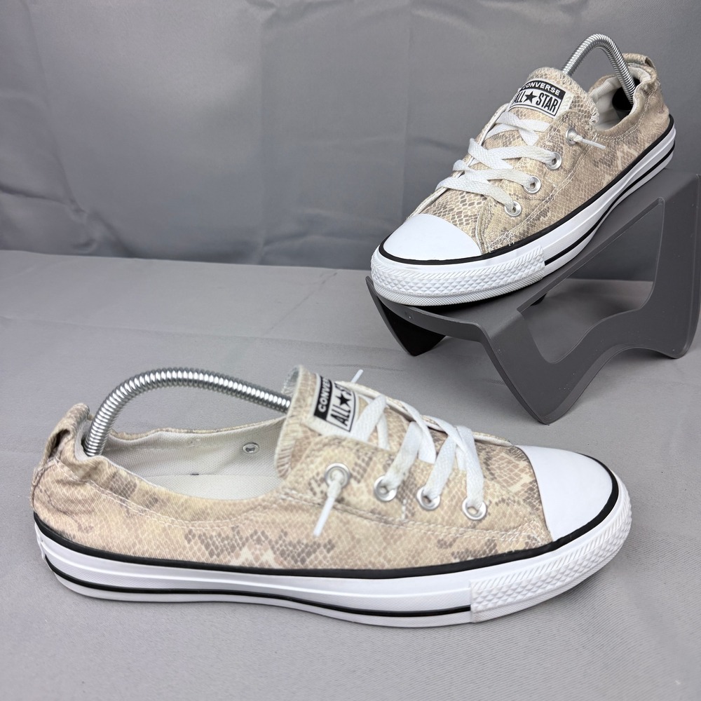 Converse Chuck Taylor All Star Shoreline Snakeskin Print Sneakers 571139F Sz 10